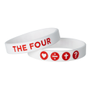 The Four Armband Rot - 19 cm