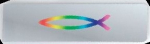 Magnet-Lesezeichen Fisch - Regenbogen