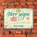 Metallschild klein - Der Herr segne und behüte