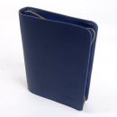 Bibelhülle Appleskin mit Blindprägung Fisch 22x14,7x3,8 - marineblau