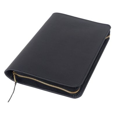 Bibelhülle Appleskin genarbt 25x17,3x4,6 - schwarz|passend für 227002004 Neues Leben Gold, 227002021 Begenung fürs Leben,|227002024 Elberfelder Erklärungen, Schlachter Großdruck,22570 Thompson