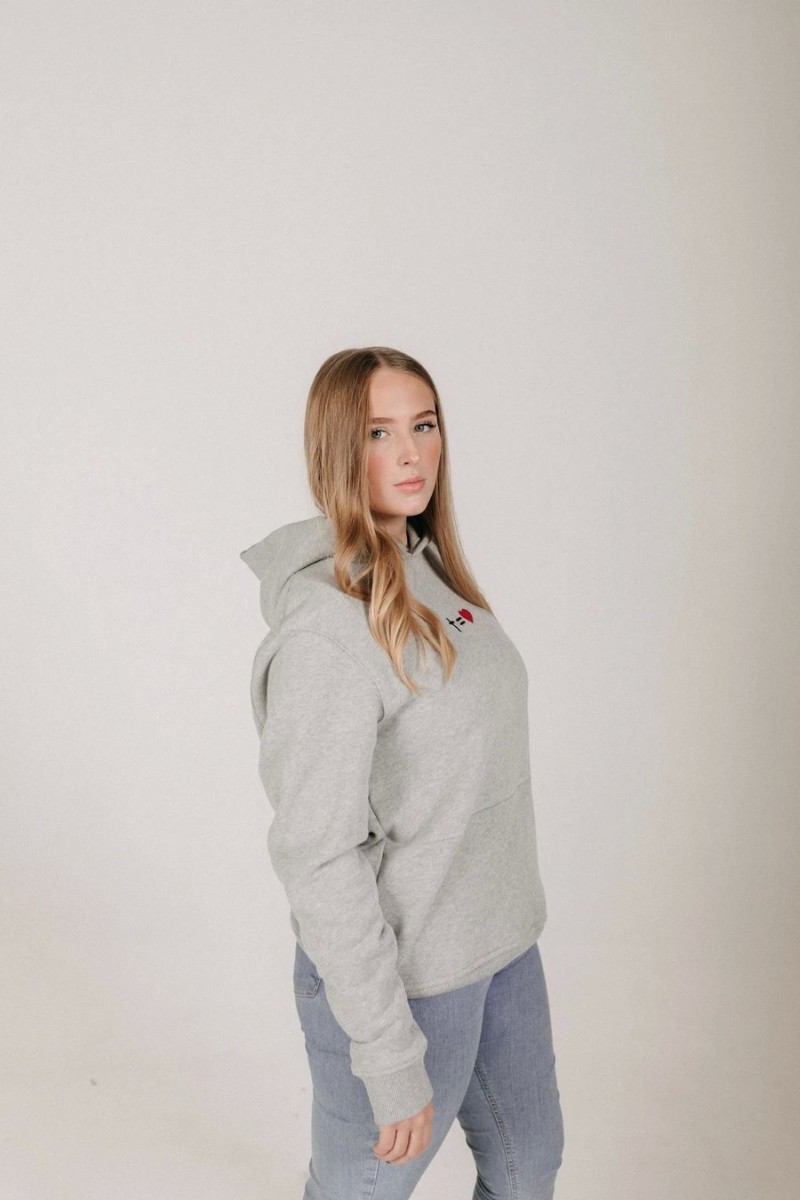 Hoodie Style Eternity Regular fit grau melange Gr. XXL