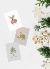 Postkartenset  Weihnachtswünsche