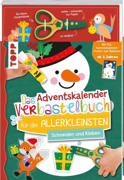 Das Adventskalender-Verbastelbuch für die Allerkleinsten