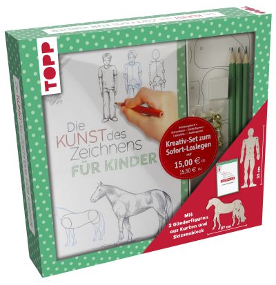 Kreativ-Set: Kunst des Zeichnens für Kinder