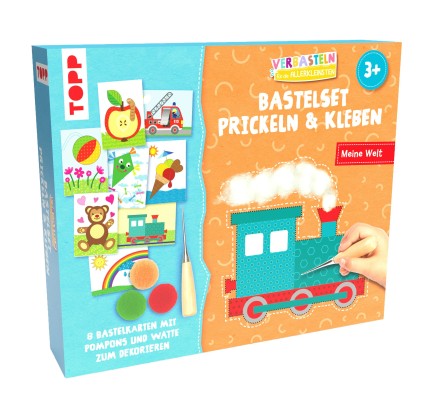 Bastel-Set Prickeln & Kleben - Meine Welt