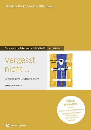 Vergesst nicht... - Arbeitsbuch