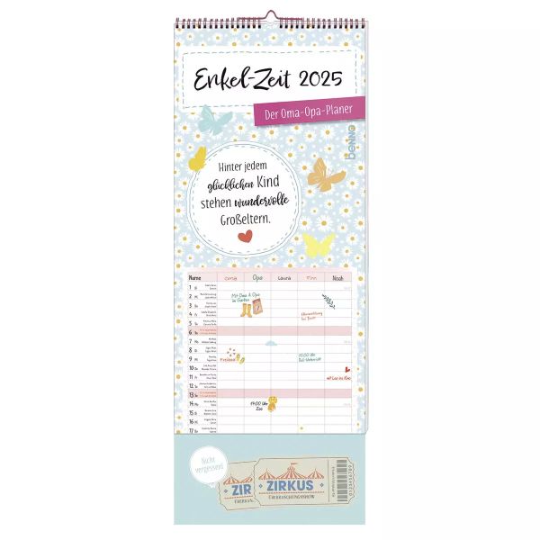 Enkel-Zeit 2025 - Wandkalender