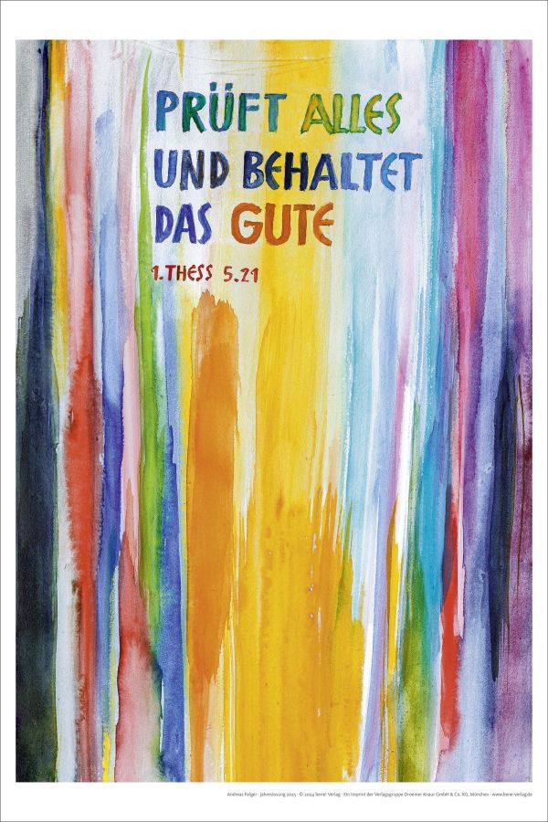 Jahreslosung 2025 - Kunstdruck 40x60cm
