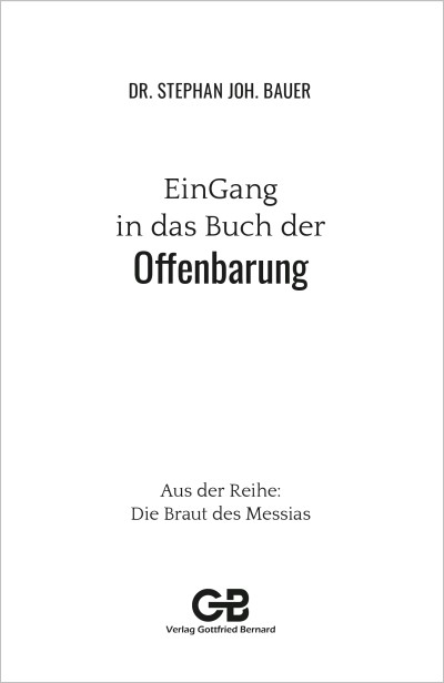 EinGang in das Buch der Offenbarung