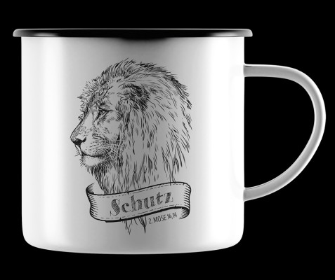Emaille-Becher Schutz