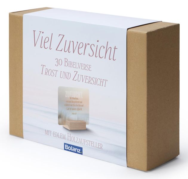 Minikarten-Box Viel Zuversicht - 30 Bibelverse
