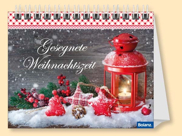 Gesegnete Weihnachtszeit - Aufstellbuch