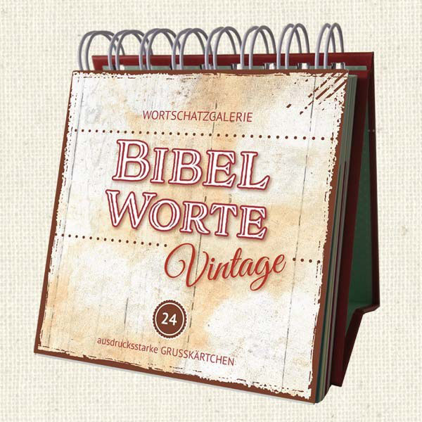 Bibelworte Vintage - Aufstellbuch