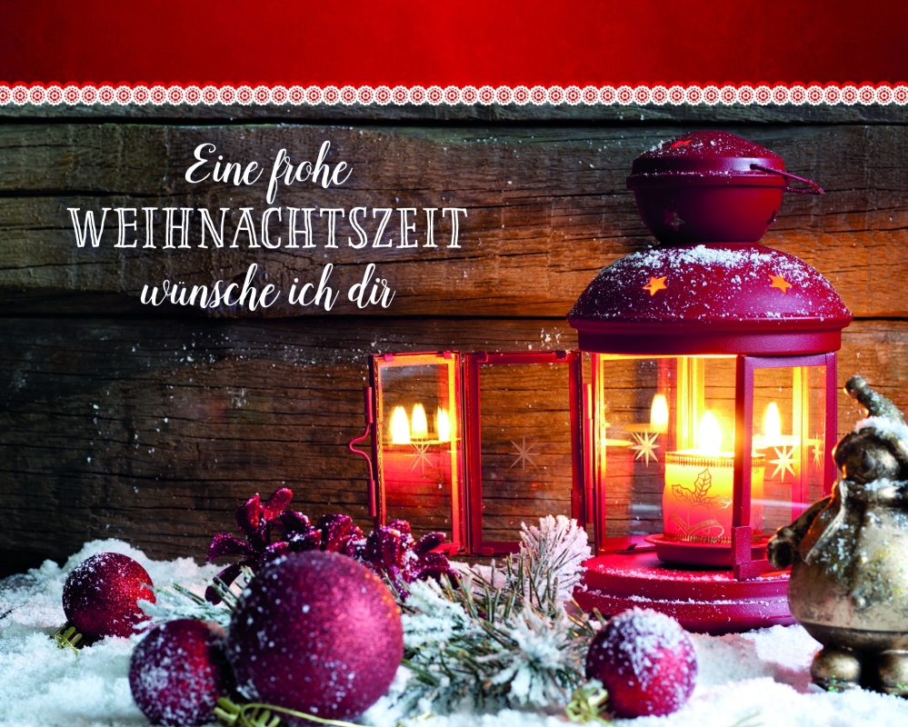 Eine frohe Weihnachtszeit wünsch ich dir - Aufstellbuch