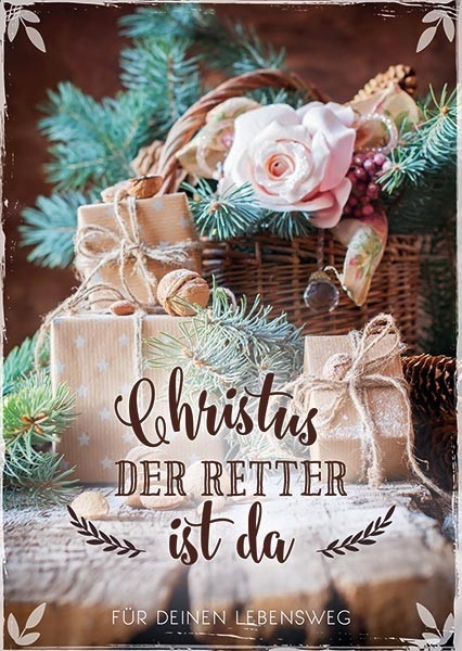 Grußheft Christus der Retter ist da