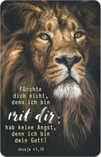 Jahreslosung 2027 - Kalenderkärtchen Löwe