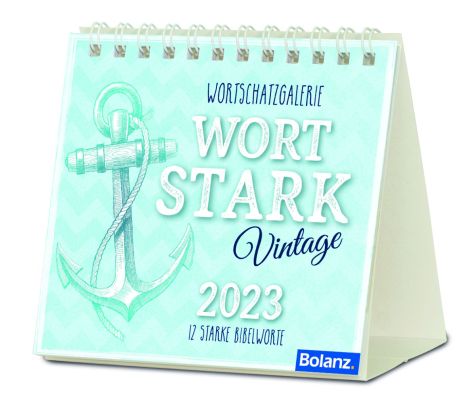 Wortstark 2023 - Vintage - Minikalender