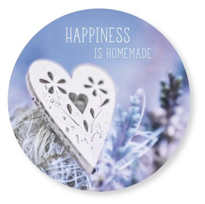 Wandschmuckbild - Happiness is homemade 40cm