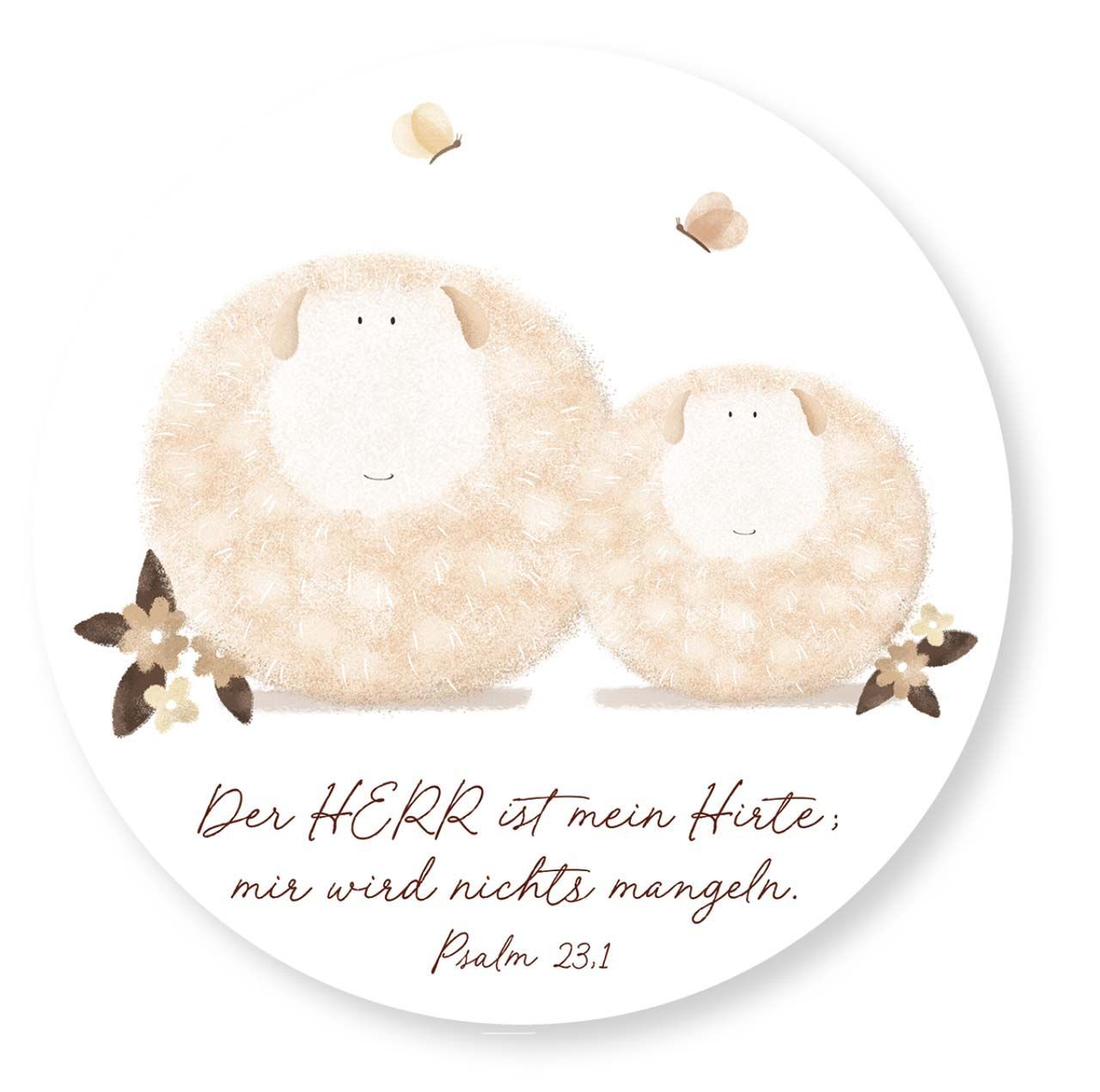 Wandschmuckbild - Der Herr ist mein Hirte 40cm