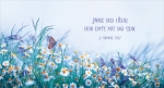 Metallschild - Blumenwiese