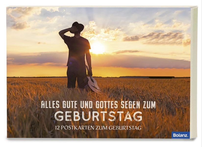 Postkartenbox Alles Gute und Gottes Segen zum Geburtstag