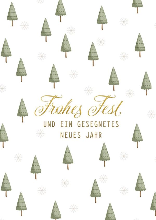 Postkarten Frohes Fest 12 Stück