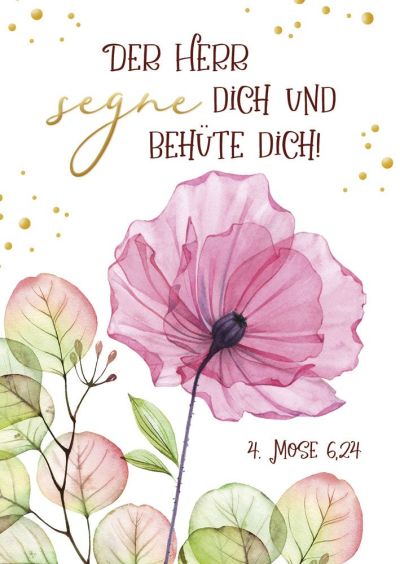 Postkartenserie Der Herr segne dich 10 Stk.