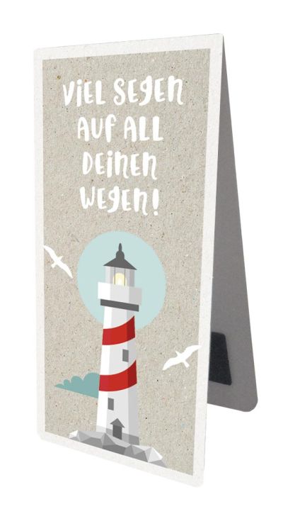 Magnetlesezeichen - Viel Segen auf all deinen Wegen!