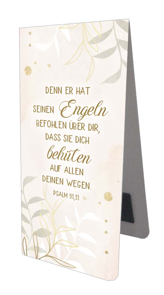 Magnetlesezeichen -  ` Denn er hat seinen Engeln befohlen ` 