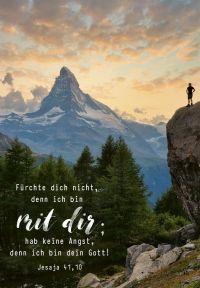 Jahreslosung 2027 - Poster A4 Berg