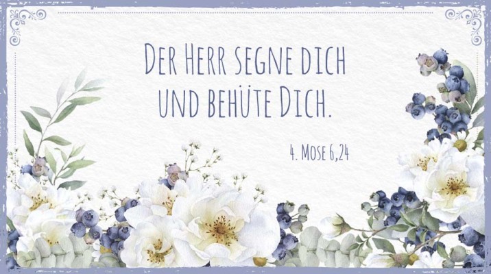 Schokoladengrüsse Der Herr segne dich... (40g)