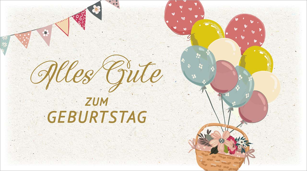 Schokoladengrüsse Alles Gute zum Geburtstag (40g)