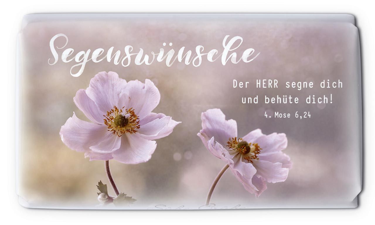 Schokoladengrüße Segenswünsche, 4. Mose 6,24 (40g)