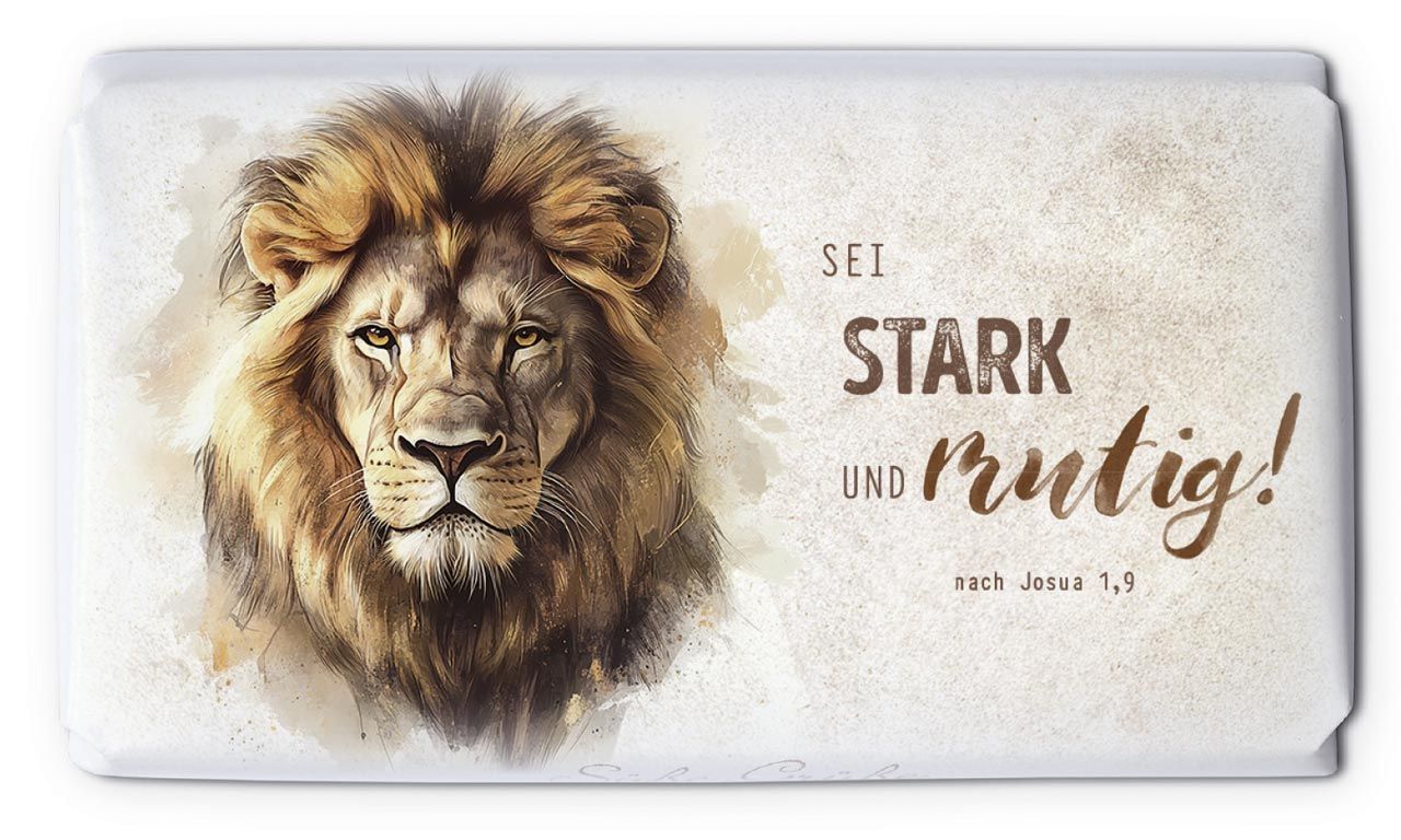 Schokoladengrüße Sei stark und mutig! (40g)