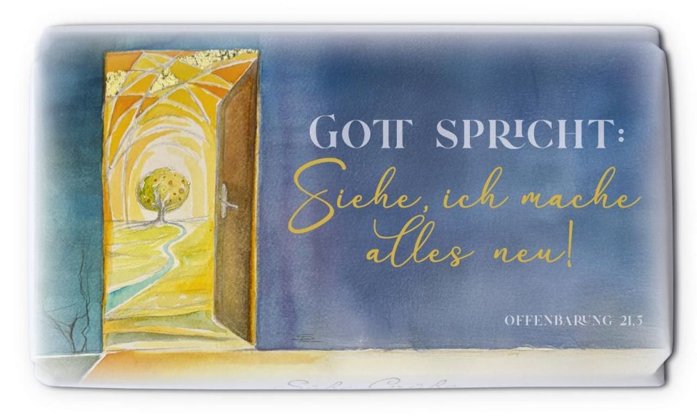 Jahreslosung 2026 - Schokoladengrüße (40g) Kunst
