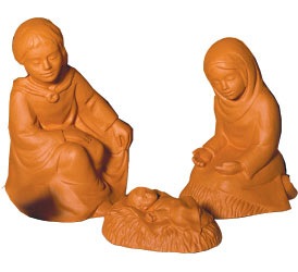 Krippenfigur - Familie Miniatur Ausgabe