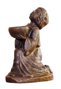 Mein Lichtblick - Bronzefarbener Steinguss