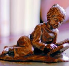 Mein liebstes Buch - Bronzefarbener Steinguss