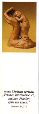 Lesezeichen Friede - 10er-Paket