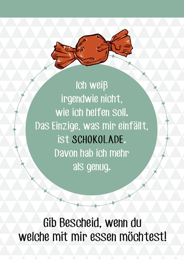 Postkarte Ich weiß irgendwie nicht, wie ich helfen kann... - 10 Stk.