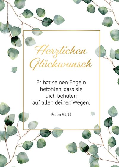 Faltkarte: Herzlichen Glückwunsch zur Konfirmation