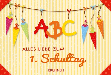 Alles Liebe zum 1. Schultag - Gutscheinbuch