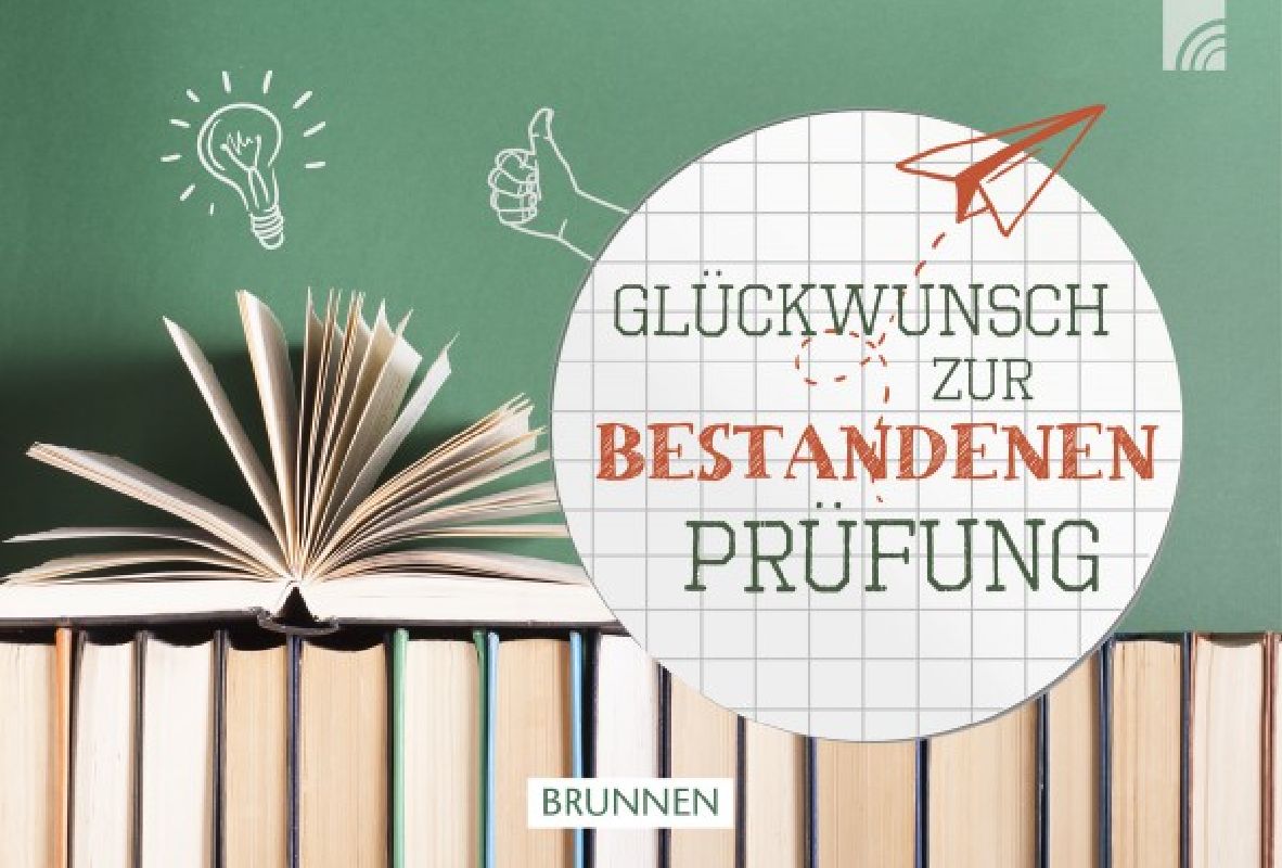 Glückwunsch zur bestandenen Prüfung - Gutscheinbuch