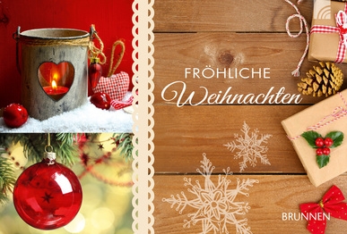 Fröhliche Weihnachten - Gutscheinbuch