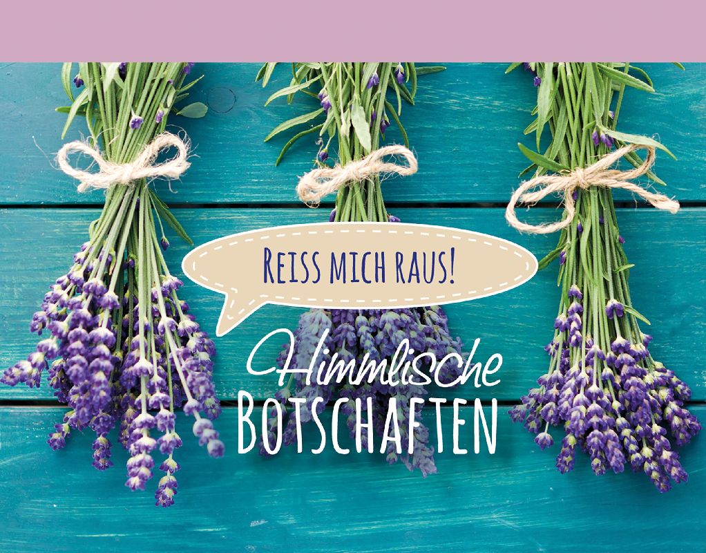 Himmlische Botschaften 1 - Lavendel Kartenbuch