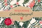 Herzlicher Geburtstagsgruß - Gutscheinbuch