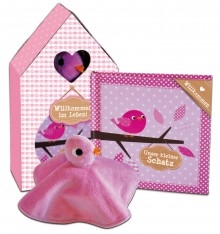 Willkommen im Leben - Geschenkset rosa