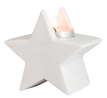 Teelichthalter Weihnachtsstern