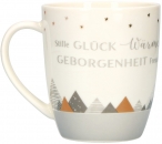 Tasse "Winterzeit"|Stille, Glück, Wärme, Winterzeit, Familie, Vertrauen, Geborgenheit, Freude, Liebe, Segen und Zuhause